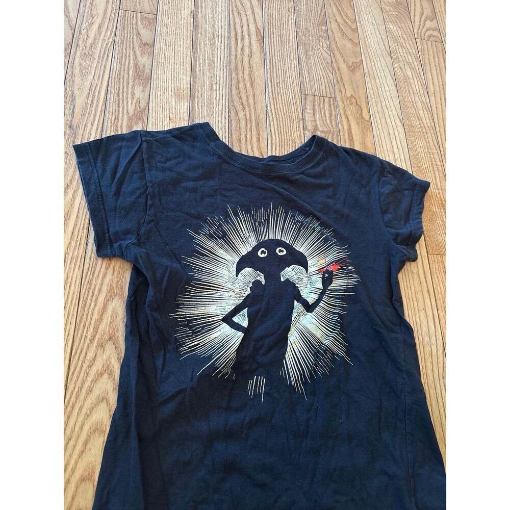 Harry potter girls T-Shirt Doby Black graphic tea crewneck playwear cotton